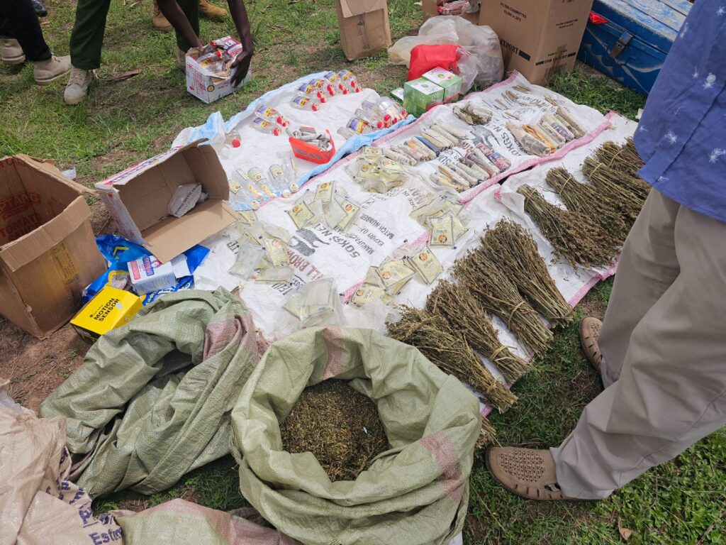 NACADA’s major crackdown in Bondo seizes Drugs & Illicit Liquor Worth Sh2.9 Million