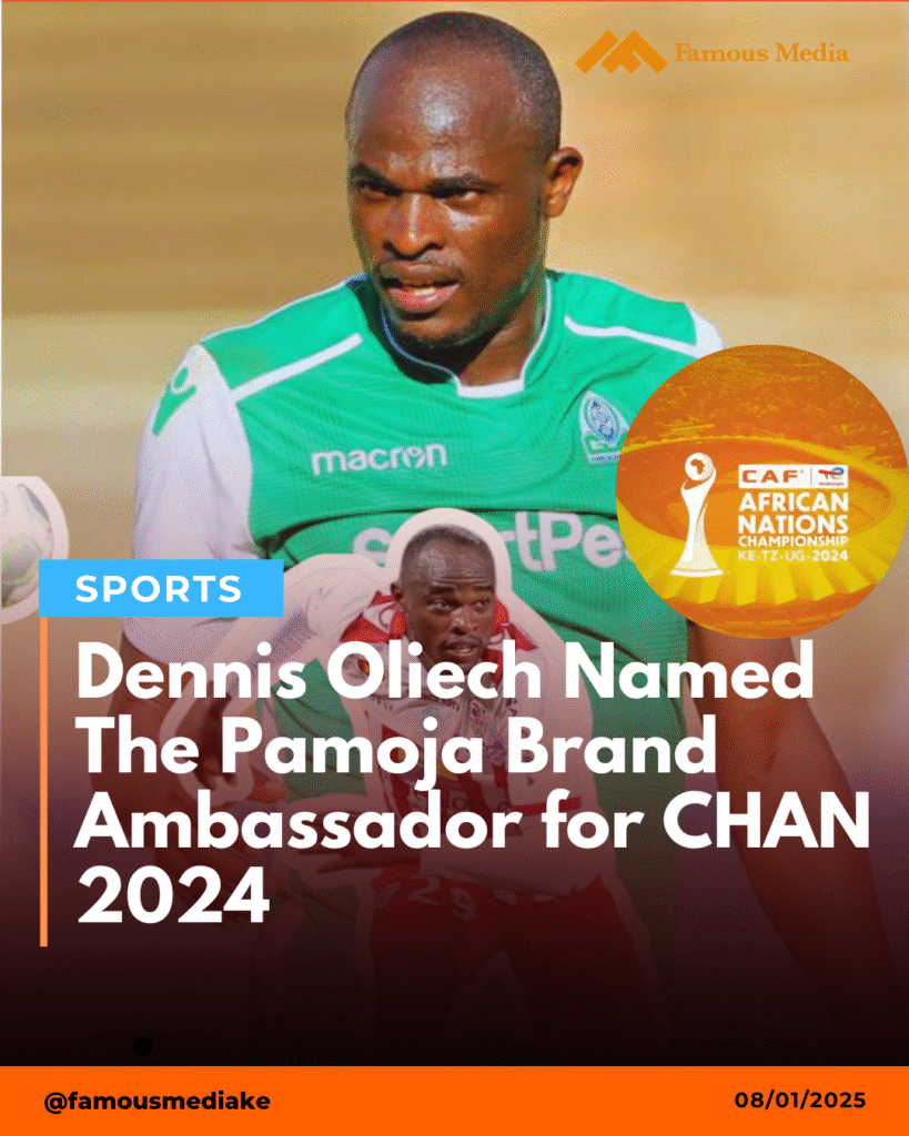 Dennis Oliech Named CHAN 2024 Pamoja Ambassador Ahead of Kenya’s Debut
