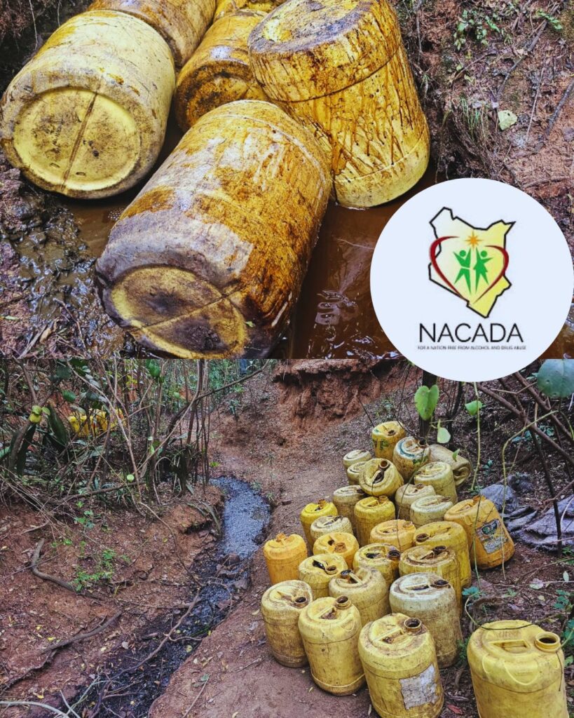 Two Arrested as NACADA Leads Massive Raid on Illegal Alcohol Network in Kisumu