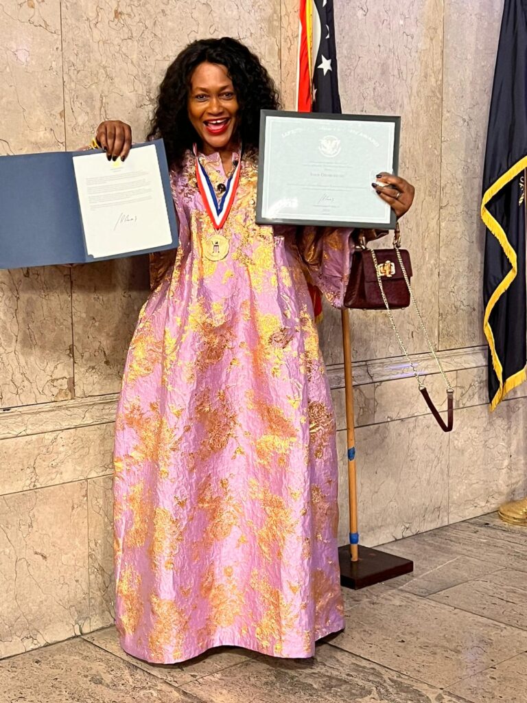 Joan Okorodudu Receives Prestigious Lifetime Presidential Award from Joe Biden