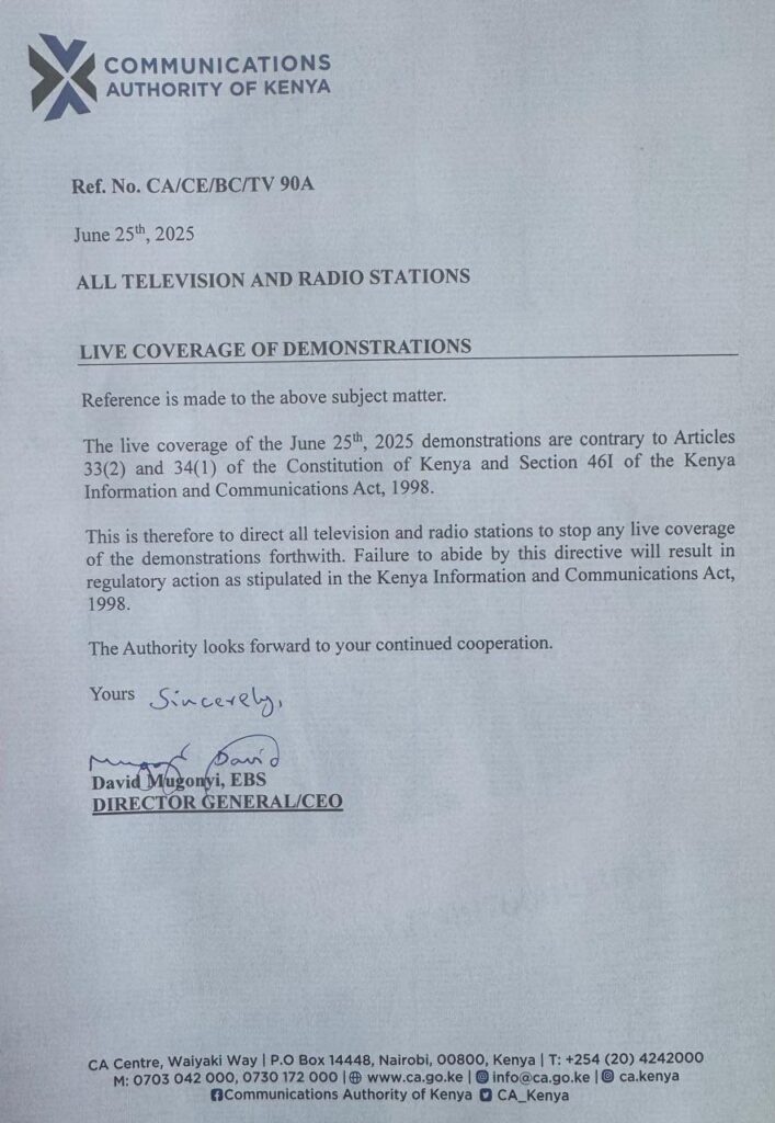 NTV Alleges Signal Switch-Off as Standard Group Rejects CA Media Blackout Order
