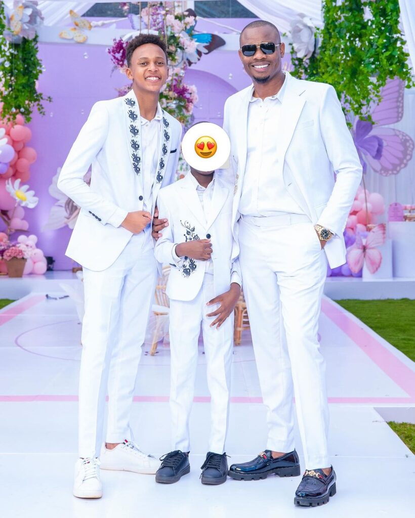 Kennedy Rapudo throws lavish party for son as he turns 9, Amber Ray present