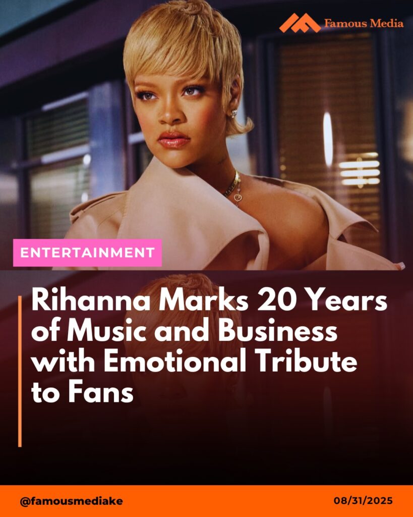 From Barbados to Global Icon: Rihanna Reflects on Two Decades of Success
