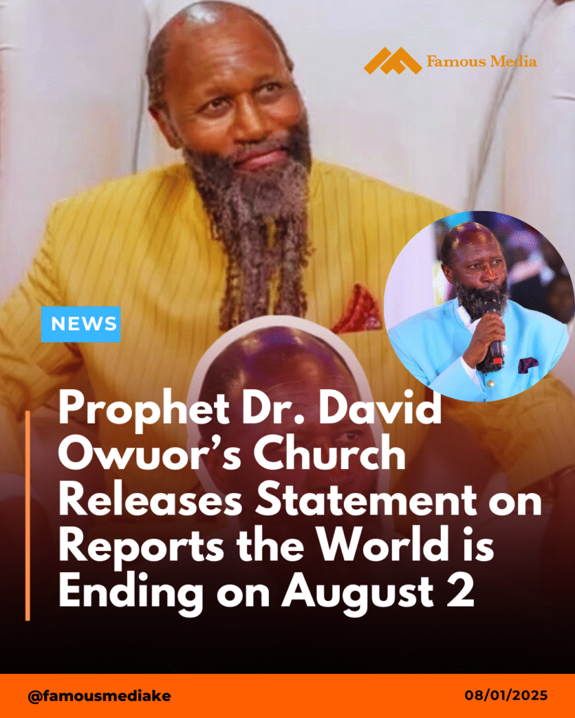 No, the World Is Not Ending on August 2: Prophet Owuor’s Church Clarifies