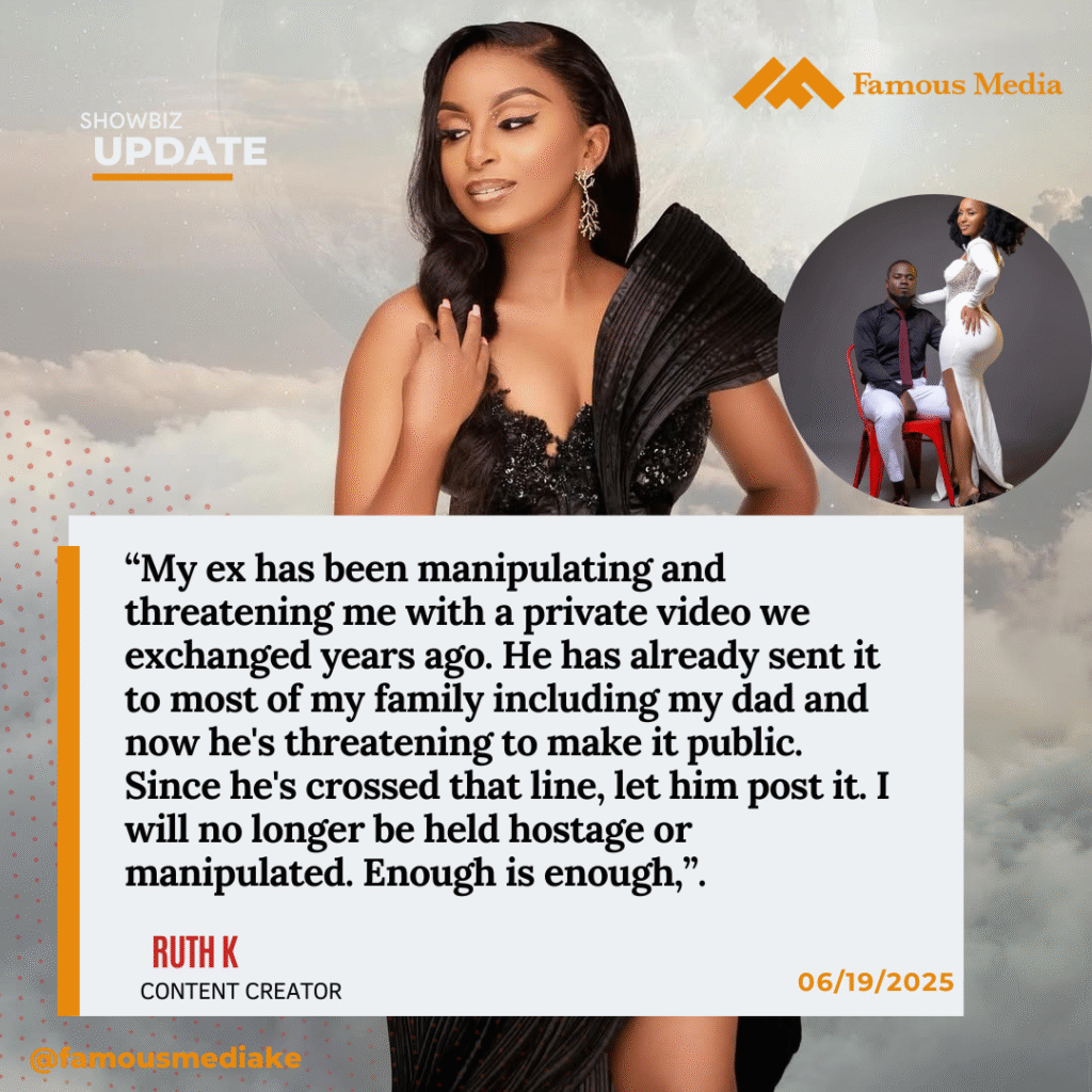 Ruth K’s Outcry as Mulamwah allegedly Leaks her nude video to family members