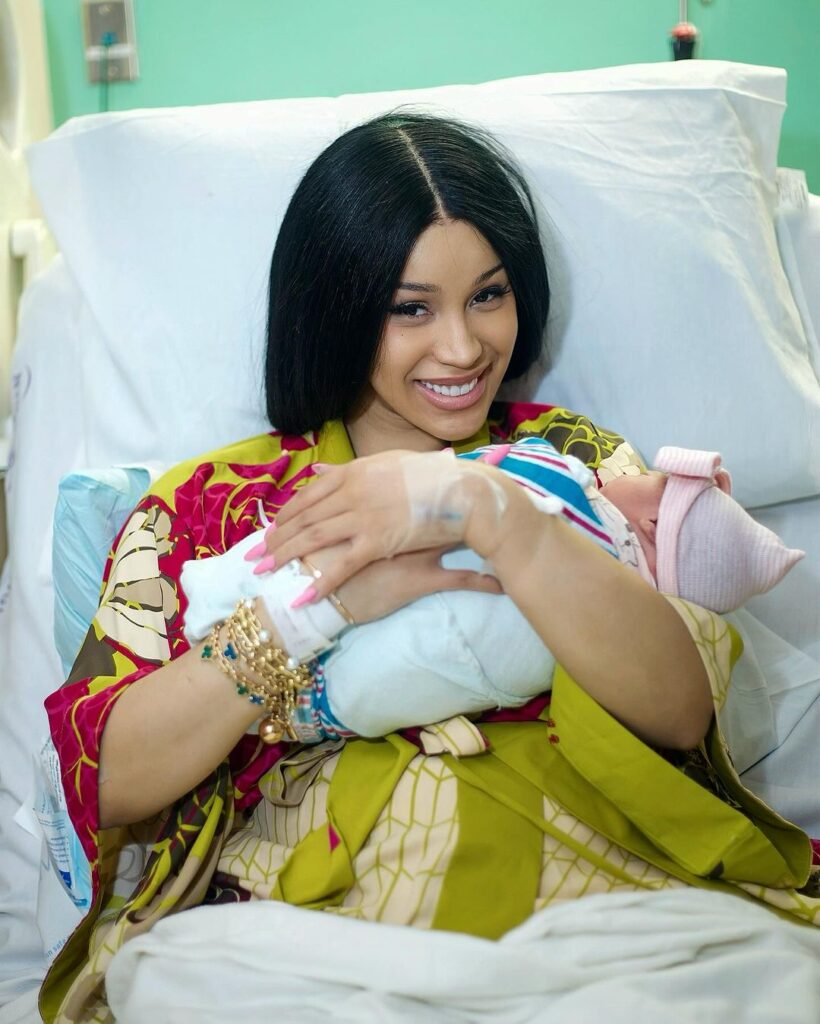 Rapper Cardi B welcomes baby number 3 with hubby Offset [Photos]