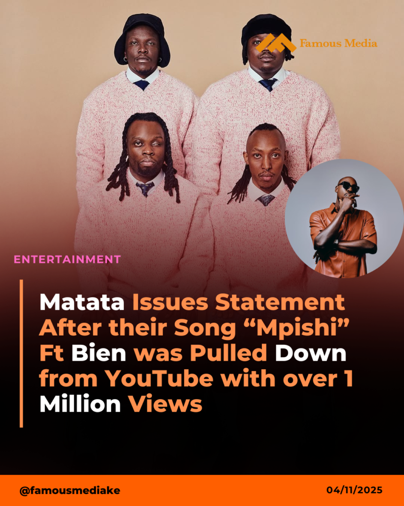 Major Setback as Matata’s “Mpishi” ft Bien is Pulled Down from YouTube