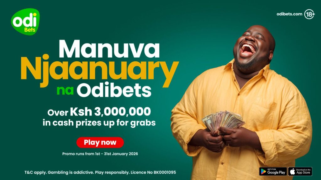 Manuva Njaanuary na Odibets: How to Win Sh1,000 Every Day this January