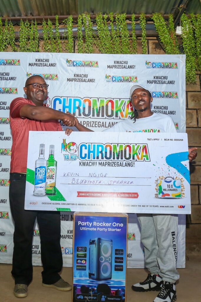 Morris Kimathi Becomes Chrome’s Latest Millionaire as Choromoka Tour Lights Up Embu
